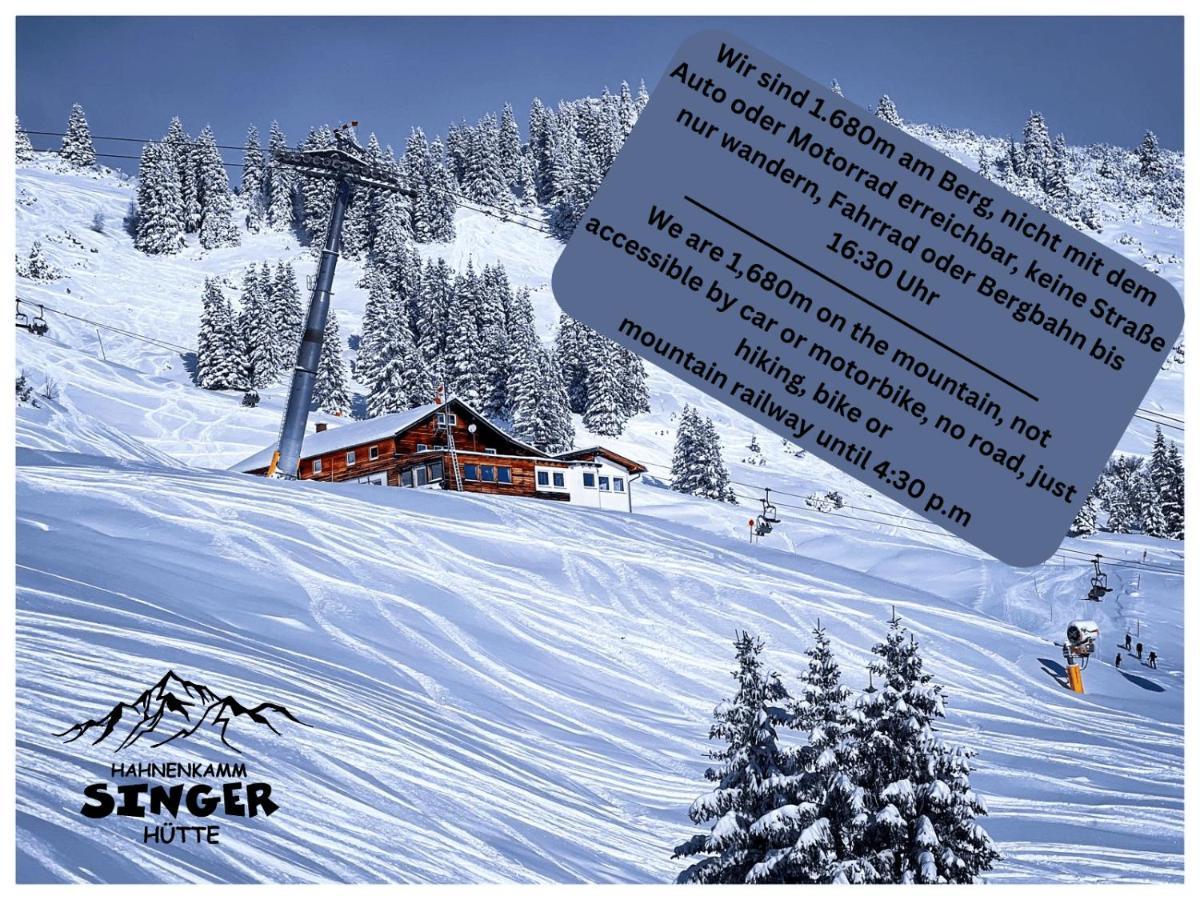 Berggasthof Singerhutte In Hofen, Reutte Hotel Buitenkant foto